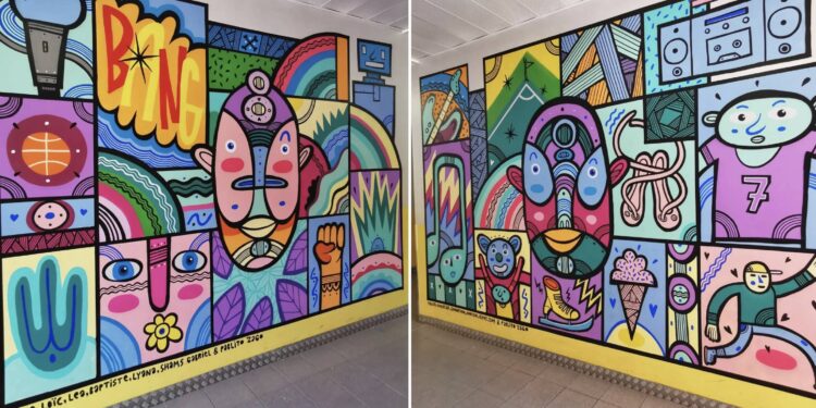 Avignon : une fresque réalisée par les jeunes du collège Jean Brunet avec Pablito Zago