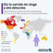 Les pays dans lesquels la variole du singe a été détectée