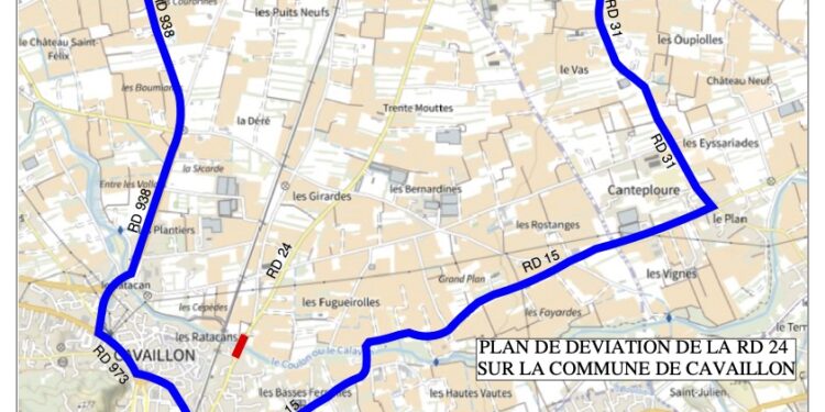 Cavaillon : fermeture du pont sur le Coulon à partir du lundi 13 juin