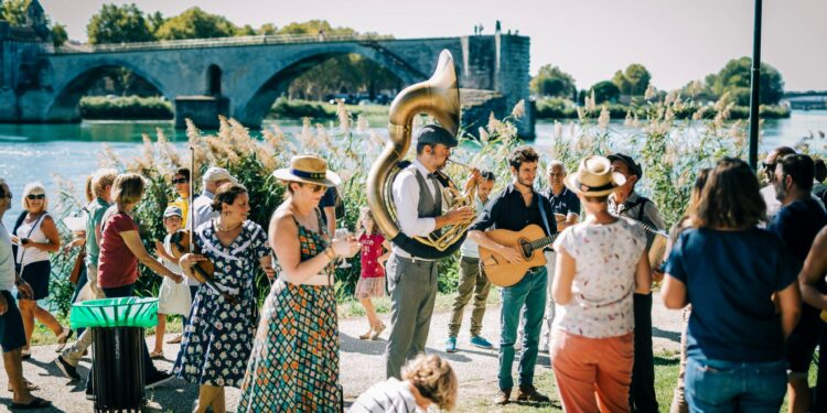 L’île de la Barthelasse accueille la première édition du Live des Côtes du Rhône