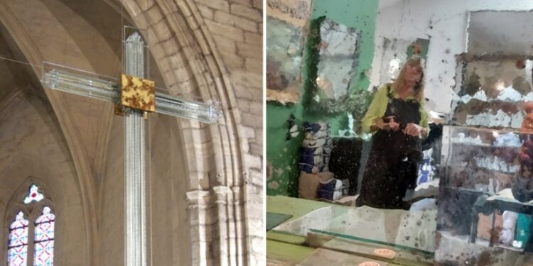 Stéphanie Le Breton sculpte le verre depuis près de 35 ans, au pied du palais des papes
