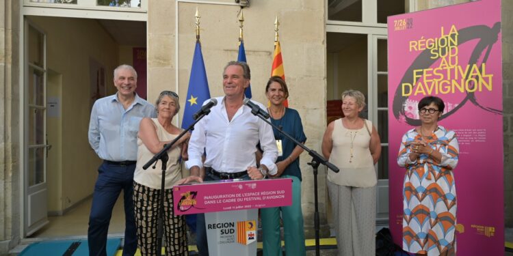 Festival off, Création d’un espace Région Sud dévolu au spectacle vivant