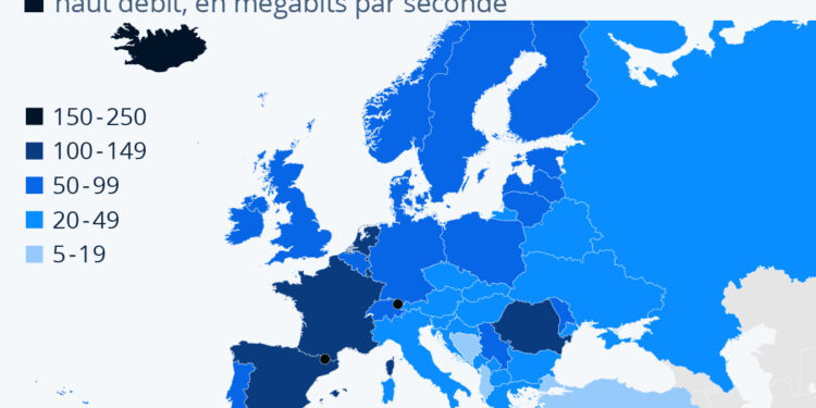 Internet : quels pays offrent le meilleur débit en Europe ?