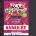 Annulation de la Foire d’automne de Monteux