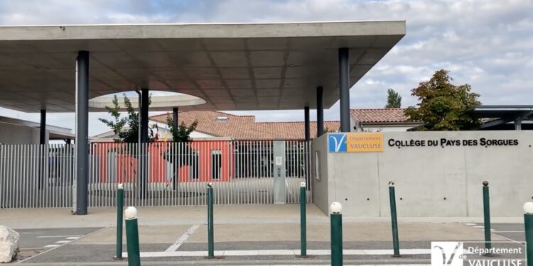 Le Thor : la restructuration du collège Pays des Sorgues enfin inaugurée