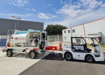 L’aéroport d’Avignon passe au 100% électrique pour ses véhicules ravitailleurs