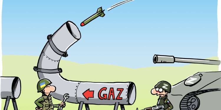 Contre-offensive de l’Ukraine vu par Wingz pour l’Echo du Mardi