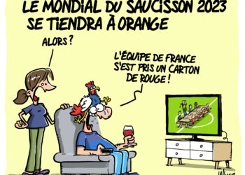 Le mondial du saucisson à Orange vu par Wingz pour l’Echo du Mardi