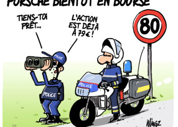 Porsche en bourse vu par Wingz pour l’Echo du Mardi