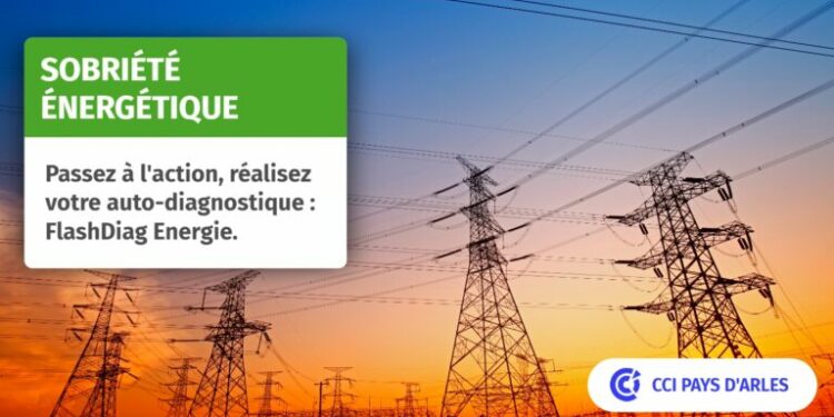 Sobriété énergétique des entreprises : la CCI du Pays d’Arles lance l’auto-diagnostique FlashDiag-Energie