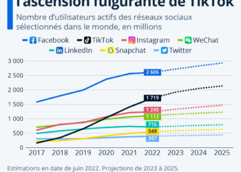 Réseaux sociaux : l’ascension fulgurante de TikTok