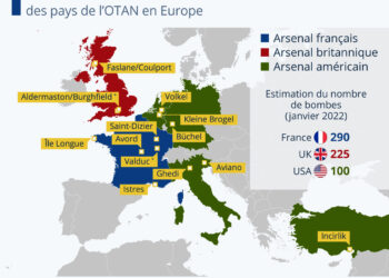 Où des armes nucléaires sont-elles stockées en Europe ?