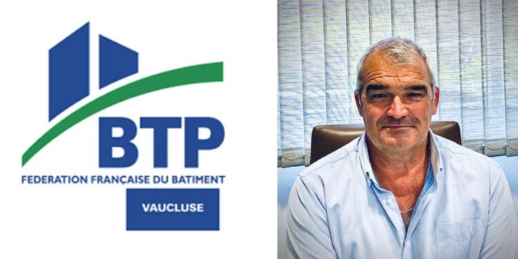Daniel Léonard, nouveau président de la Fédération du BTP de Vaucluse