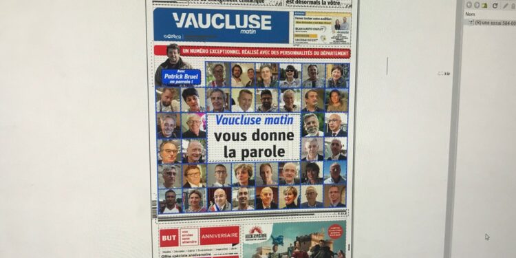 Vaucluse Matin : une nouvelle identité pour être plus proche des Vauclusiens