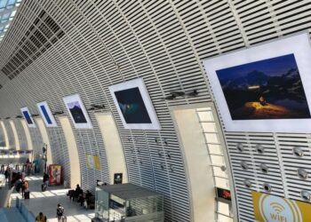 Exposition photographique à la gare d’Avignon TGV