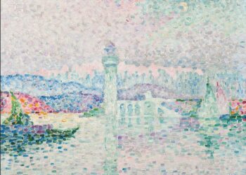 (Vidéo) Accrochage exceptionnel au Musée Angladon, Le phare d’Antibes de Paul Signac
