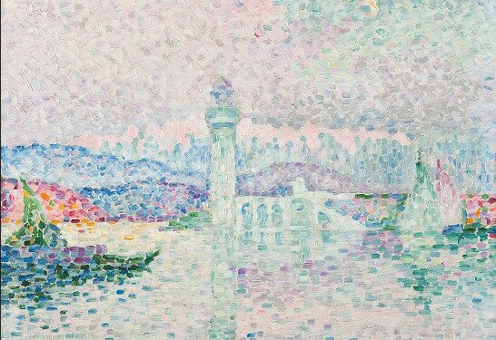 (Vidéo) Accrochage exceptionnel au Musée Angladon, Le phare d’Antibes de Paul Signac