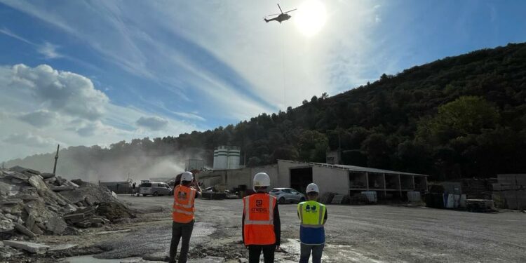 Enedis fait appel à un hélicoptère ‘Super puma’