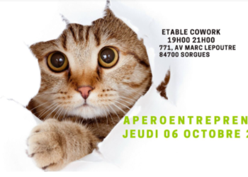 L’Apéro entrepreneur c’est ce jeudi à partir de 19h