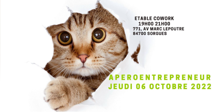 L’Apéro entrepreneur c’est ce jeudi à partir de 19h