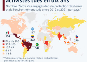 Les pays les plus dangereux pour les défenseurs de l’environnement