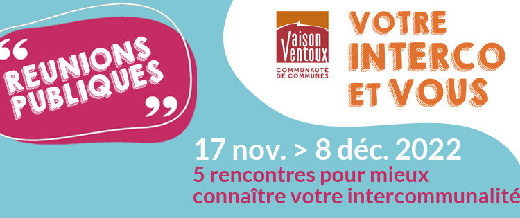 Vaison Ventoux : les élus de l’intercommunalité viennent à votre rencontre