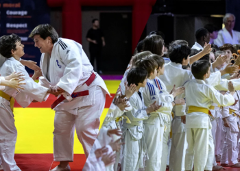 Les judokas de l’équipe de France à la rencontre de jeunes Vauclusiens