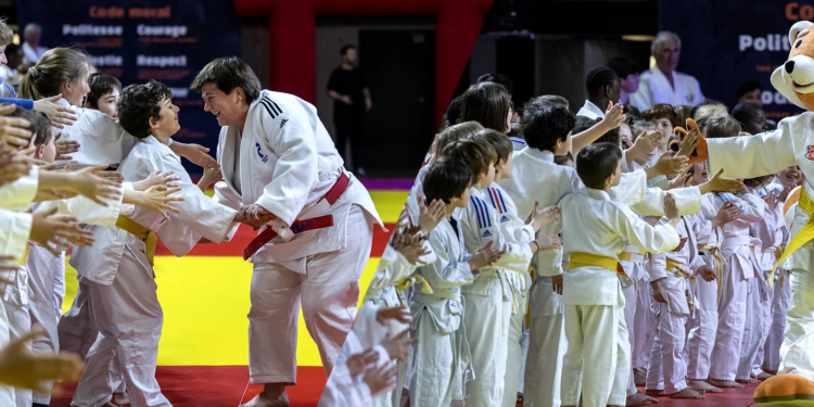 Les judokas de l’équipe de France à la rencontre de jeunes Vauclusiens
