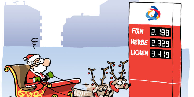 Noël 2022 vu par Wingz pour l’Echo du Mardi