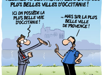 Villeneuve lez Avignon, belle ville d&rsquo;Occitanie, vue par Wingz pour l’Echo du Mardi