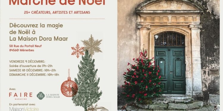 Ménerbes : la Maison Dora Maar ouvre son marché de Noël à partir de vendredi