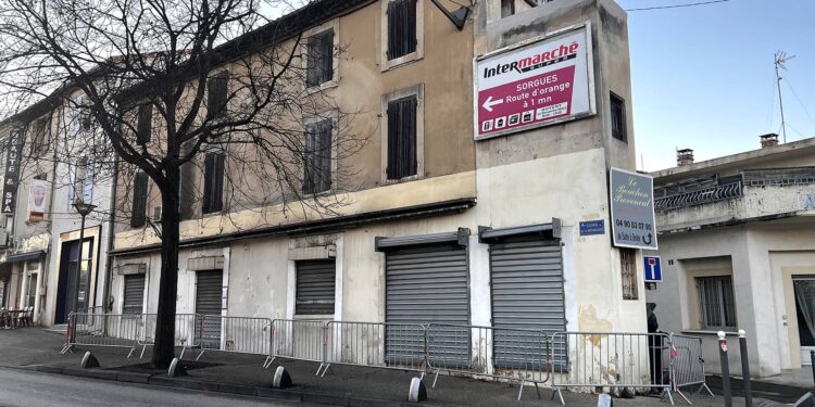 Sorgues : un bâtiment du centre-ville visé par une procédure de péril