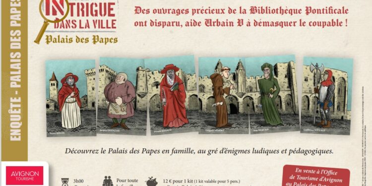 Avignon, Intrigues dans la ville enquête au Palais des Papes