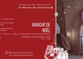 Saint-Martin-de-Castillon : performance artistique au marché de Noël