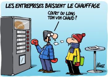 Baisse du chauffage par les entreprises vu par Wingz pour l’Echo du Mardi