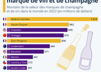 Moët & Chandon, première marque de vin et de champagne
