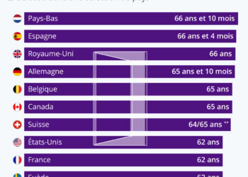 Retraite : quel est l’âge de départ légal dans les autres pays ?