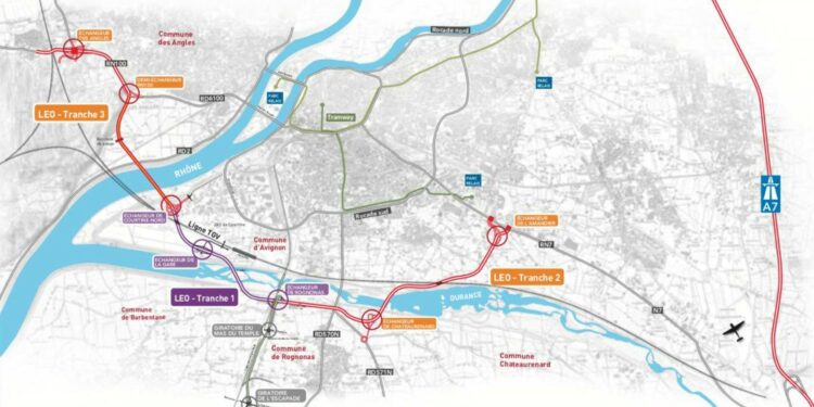 LEO : le Conseil d’orientation des infrastructures à la rescousse du 3e pont d’Avignon sur le Rhône