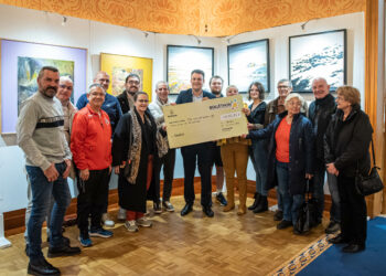 Bollène : remise de chèque à l’AFM Téléthon