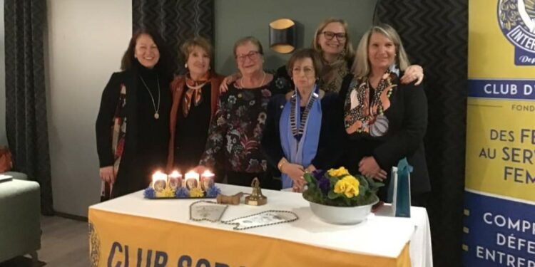 Présidence du Soroptimist International Avignon, Brigitte Nicolle succède à Christine Martella