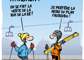 Un téléphérique urbain à Avignon vu par Wingz pour l’Echo du Mardi