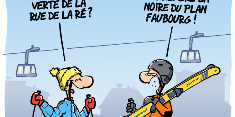 Un téléphérique urbain à Avignon vu par Wingz pour l’Echo du Mardi