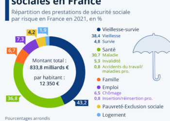 Comment se répartissent les prestations sociales en France ?
