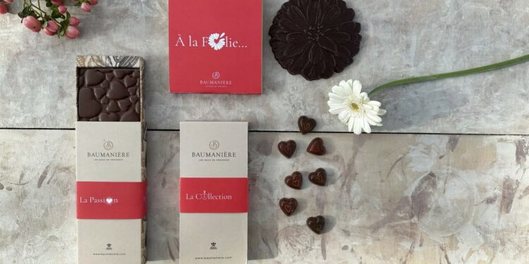 Chocolaterie Baumanière : nouvelles créations à l’occasion de la Saint-Valentin