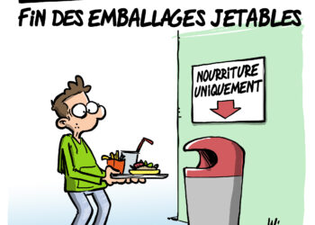 Fin des emballages jetables vu par Wingz pour l’Echo du Mardi
