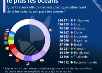 Les pays qui polluent le plus les océans