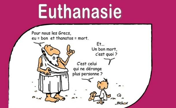 Avignon, Place de l’horloge, Mobilisation contre l’euthanasie et le suicide assisté