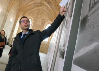 Palais des papes,  exposition des travaux des architectes Nodet père et fils 1901-1944
