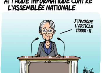 Attaque informatique contre l’Assemblée nationale vue par Wingz pour l’Echo du Mardi