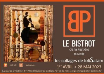 Châteauneuf-de-Gadagne, Loli Satam expose au Bistrot de la Pastière